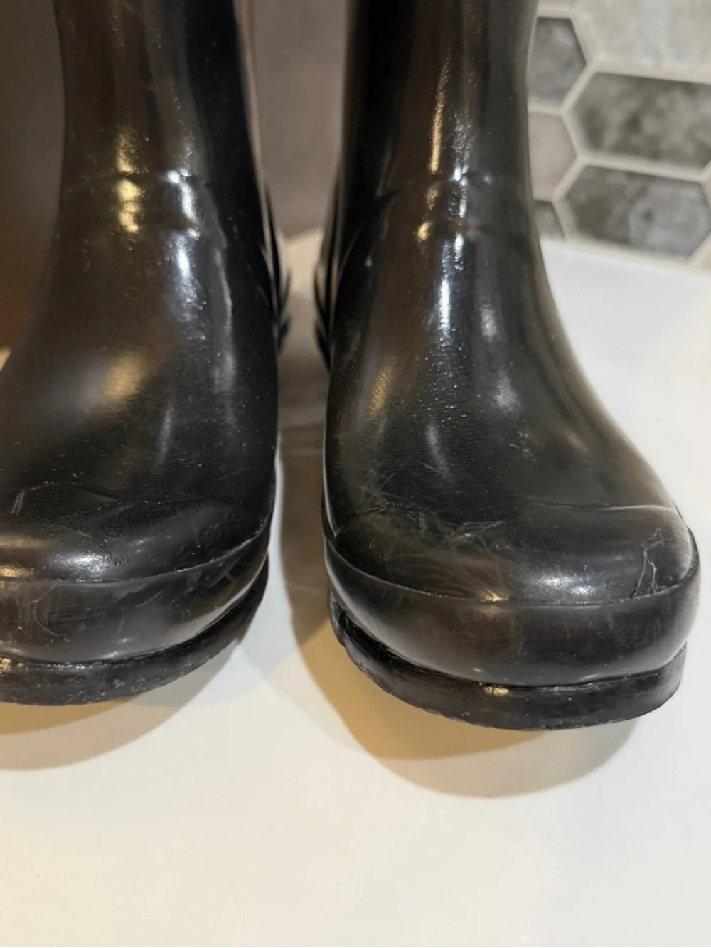 Hunter Rain Boots - Sz 3 boys / 4 girls